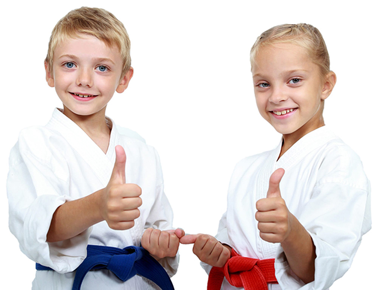 kids in karate uniform